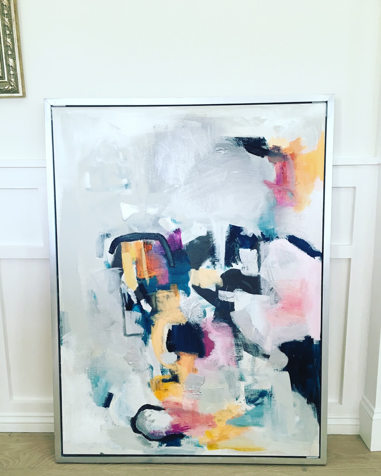 DIY Abstract Wall Art LiveLoveDIY Bloglovin’